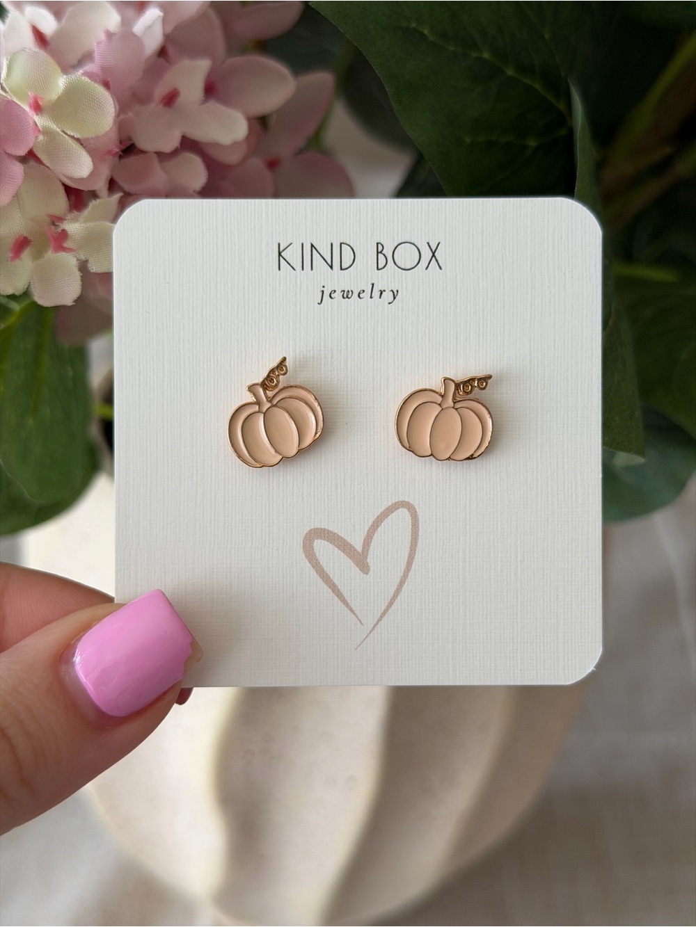 Jewelry Pumpkin Stud Earrings